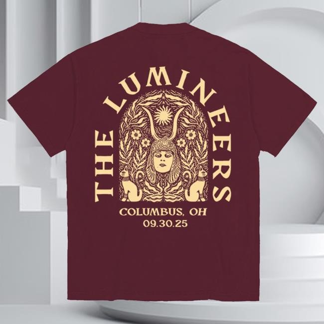Official Lumineers Store The Lumineers Automatic September 30th Columbus Event Tees