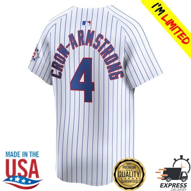 Stadium Gear Chicago Cubs Pete Crow-Armstrong 150th Jersey Ivy Shop