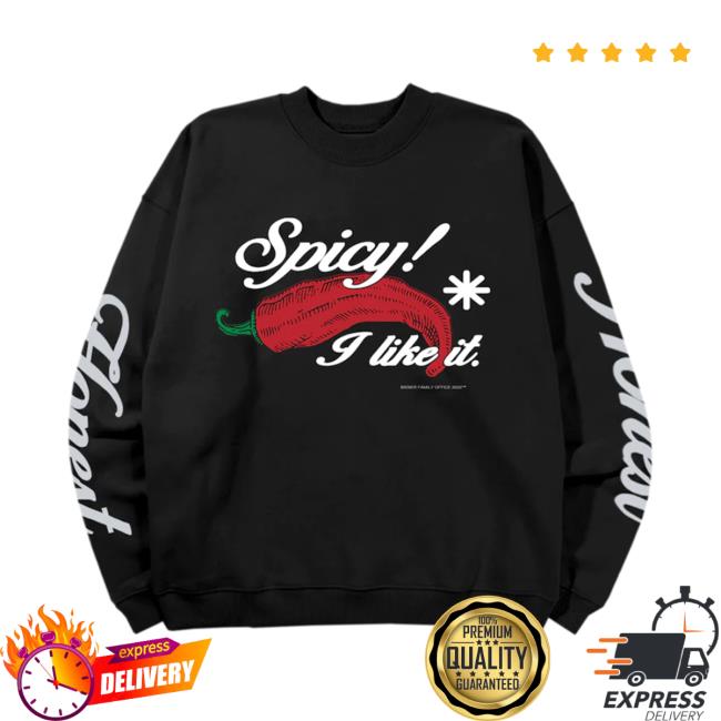 Justin Bieber Spicy X Brooklyn Black New Crewneck Sweatshirt