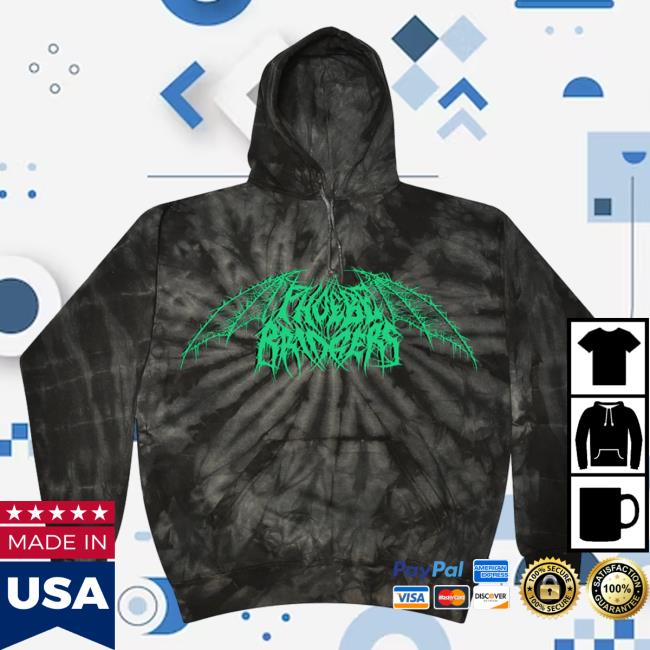 Official Phoebe Bridgers Merch Store Shop Tie-Dye Phoebe Bridgers Black Tie Dye Metal Crew neck Sweatshirt Phoebebridgers Traitor Joe