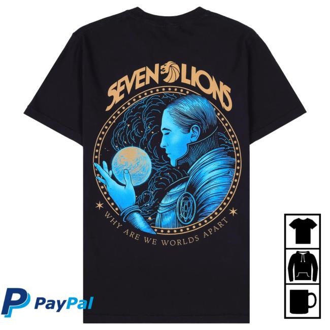 Official Seven Lions Merch Shop Seven Lions Worlds Apart T Shirt