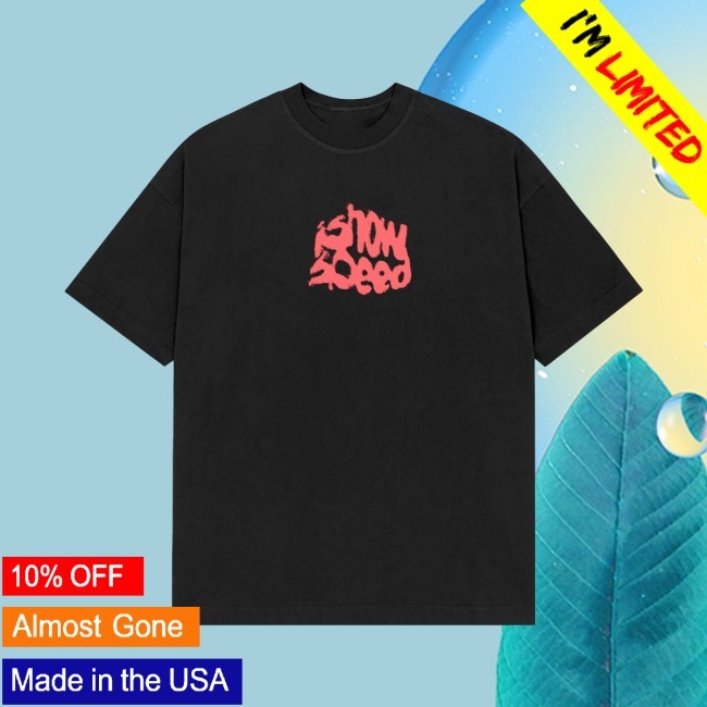Warp Black New T-Shirt – IShowSpeed Shop
