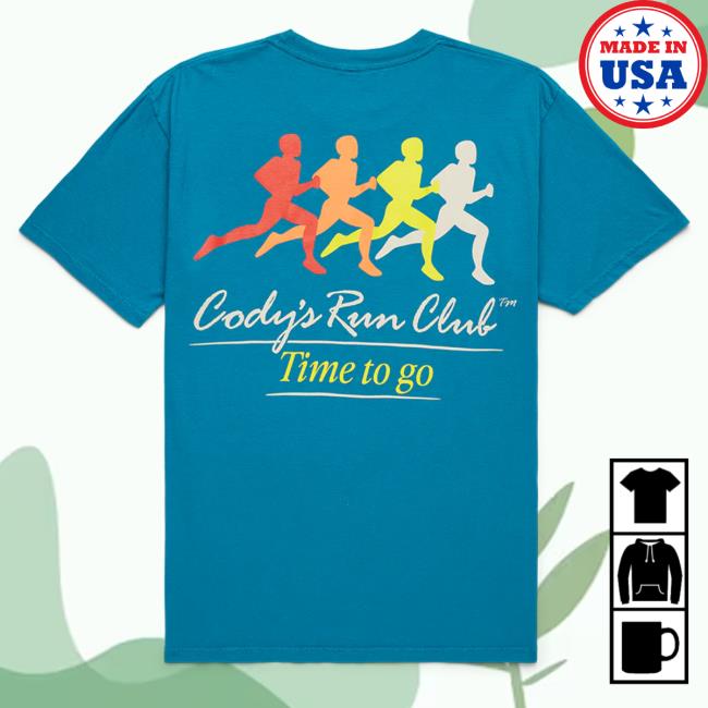 Official Codys Run Club Merch Store Cody's Run Club / Attractive Shirt / Topaz CodysRunClub Apparel Cody'sRunClub Clothing Shop
