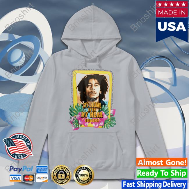 Bob Marley My Home Is In My Head Tee Bob Marley My Home Is In My Head Tee