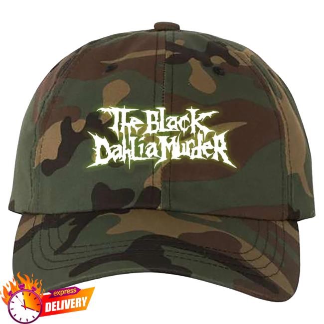 Official Night Shift Merch Store Shop The Black Dahlia Murder - Camo Logo Cap Nightshift Merch