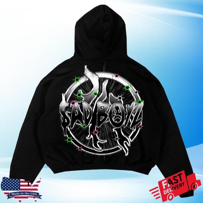 Official Sad Boyz Merch Store LHSBHOODY004 - BLACK Attractive Hoodie