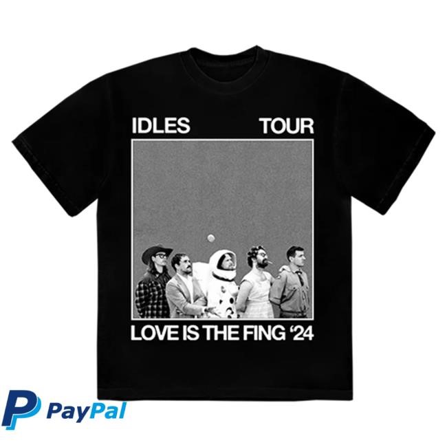 Official Idles Merch Store Shop Idles Band Na Tour Dateback Tshirt