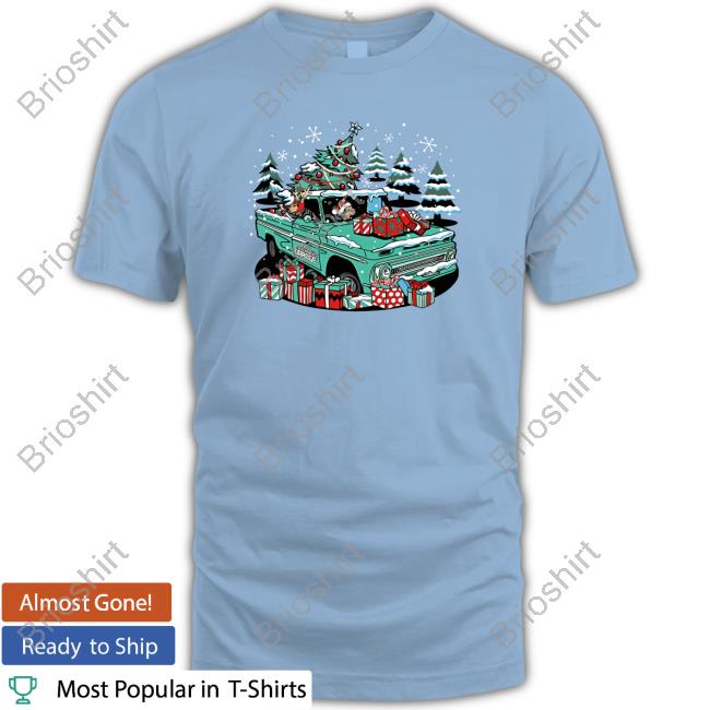 Official Old Man Garage Christmas Tee Shirt