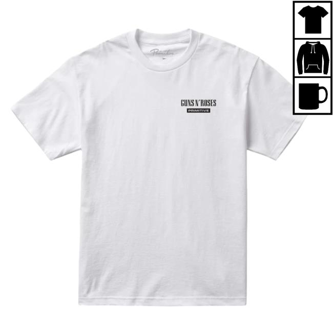 Primitive Clothing Store Shop Merch Sunset White New Shirt