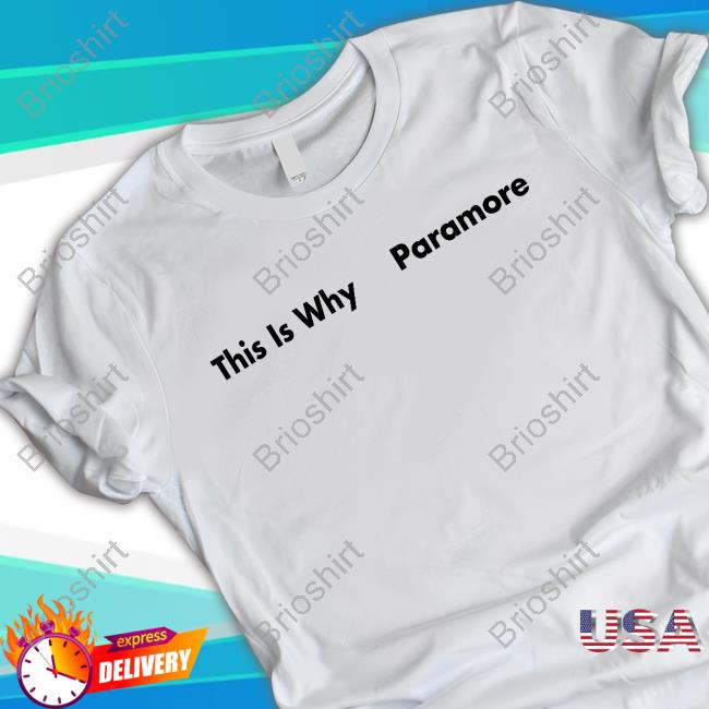 Official Paramore This Is Why White Album Shirt New