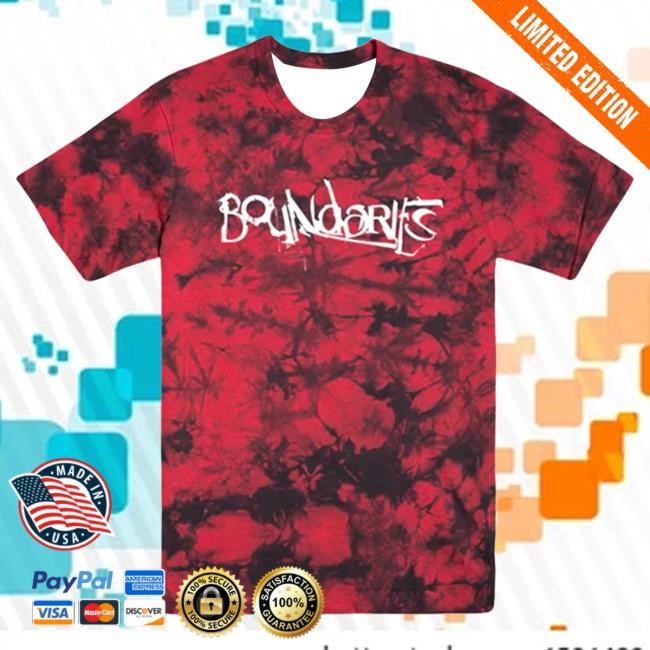 Official Boundaries Merch Store Boundaries CT Logo Tie Dye Tee (Red)