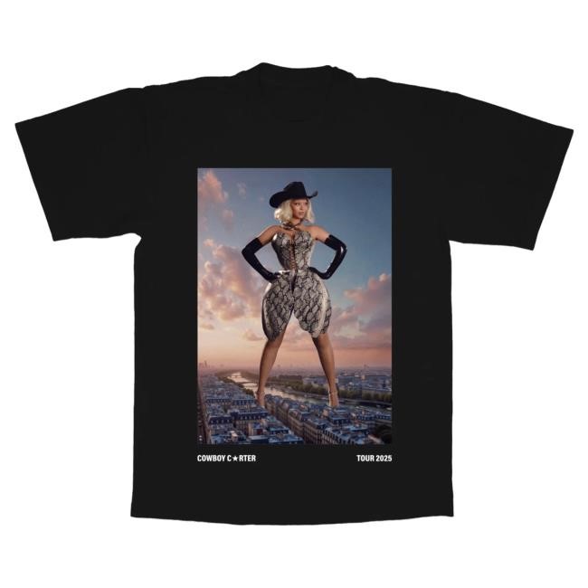 Official Beyoncé Cowboy Carter Par Web Exclusive Hot Shirt (Black) Beyonce