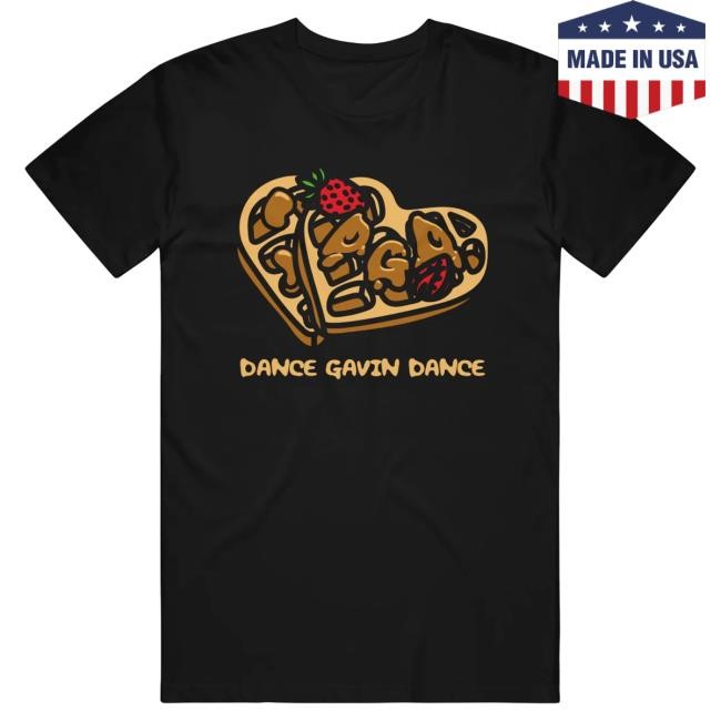 Official Dance Gavin Dance Merch Waffle Black Popover Shirt DanceGavinDance