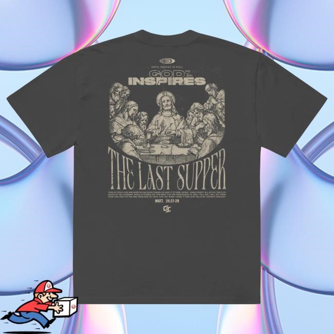 Official God Inspires Clothing Store 'The Last Supper' Classic Crew neck