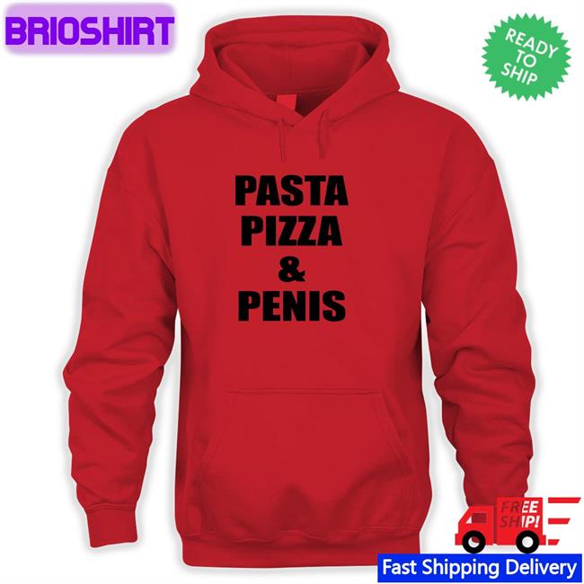 Pasta Pizza & Penis Shirt White