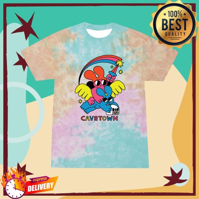 Official Cavetown Merch Angel Warrior Tie Dye Shirt New Cave Town