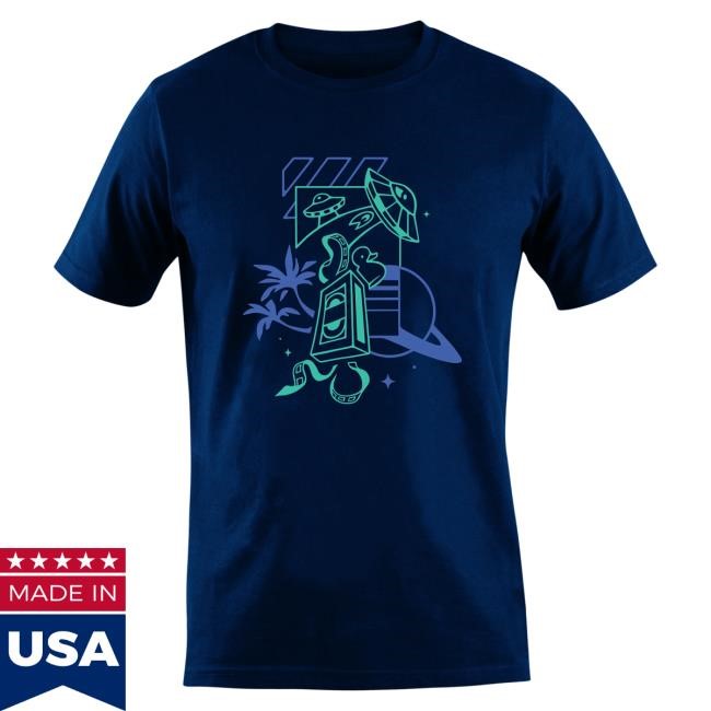 Official Quackity Shop Merch Quackity Cali Neon T-Shirts