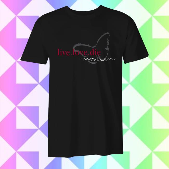 Official Cutloose Merch Moneen Live Love Die Shirts