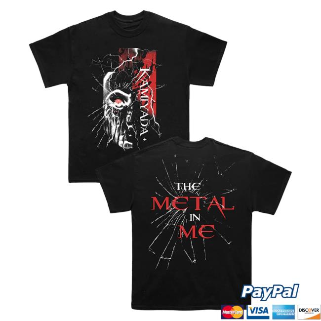 Official Hopeless Records Merch Kamiyada+ The Metal In Me Black Shirt New Hopelessrecords