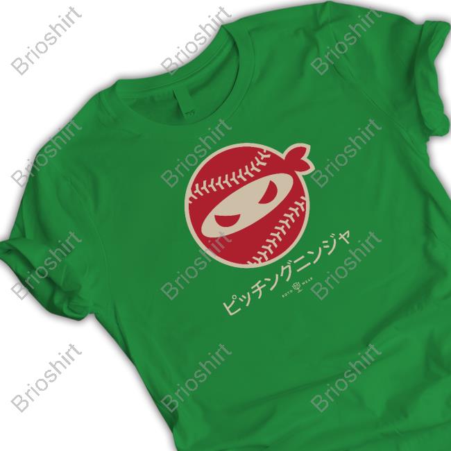 RotoWear Store Japan Pitching Ninja Nippon Shirts Jon B Wolfsthal