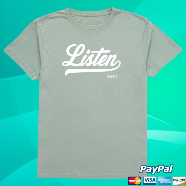 Official NPR Merch Shop NPR Listen New Shirt