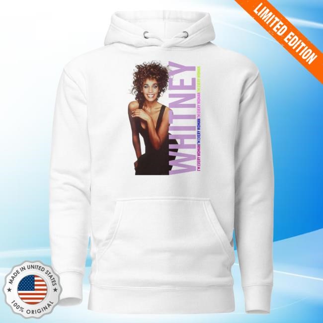 Official Whitney Houston Clothing Whitney Houston I'm Every Woman Tshirt