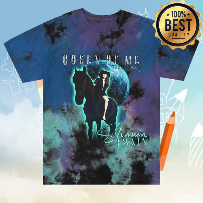 Official Shania Twain Merch Queen Of Me Tie Dye T Shirt