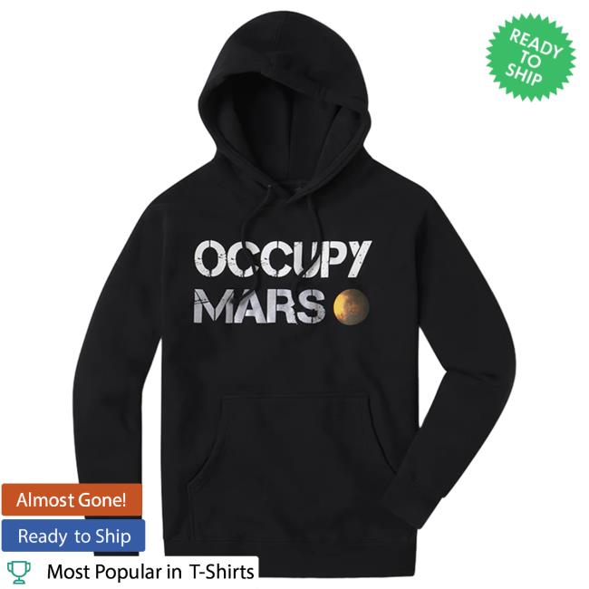 Spacex Merch Shop Occupy Mars Hoodie