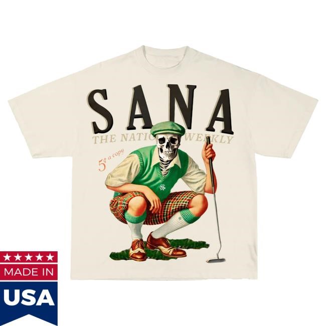 Official Sana Detroit Clothing Store Shop Golf Weekly Shirt 2024 SanaDetroit