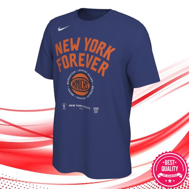 Nike Knicks 2024 Playoffs New York Forever Long Sleeve