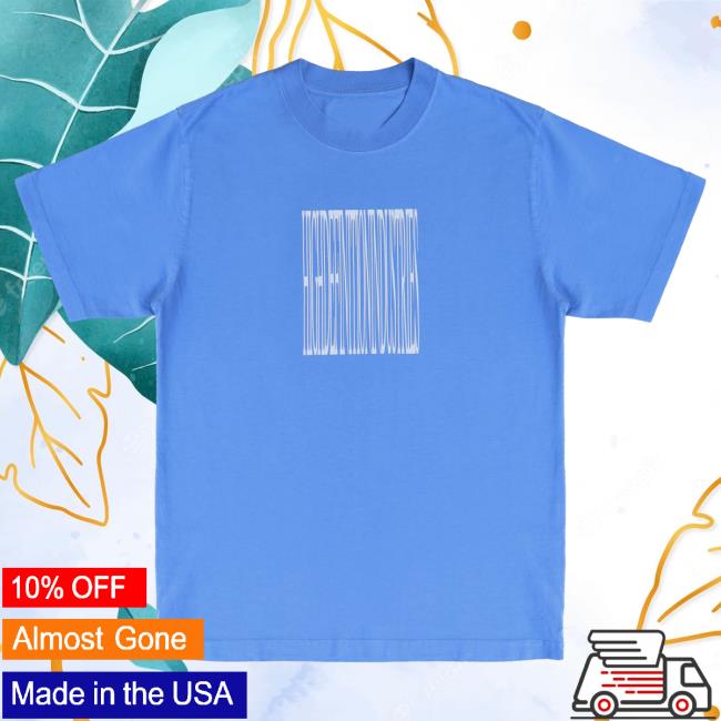 Hii-Def Blue Barcode Print Tshirt