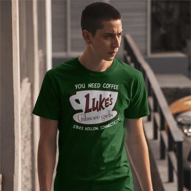 Gilmore Girls Luke's You Need Coffee Stars Hollow Connecticut Shirt