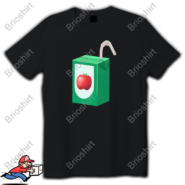 Official Jake Dickert Apple Juice Box If You're Juiceless You're Useless Tee