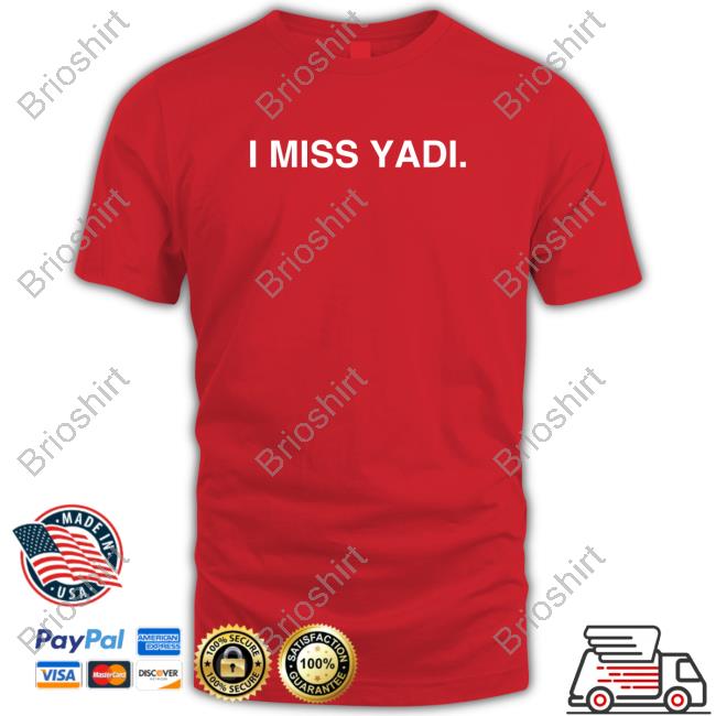 Official Shop St. Louis Baseball I Miss Yadi Hot Shirt