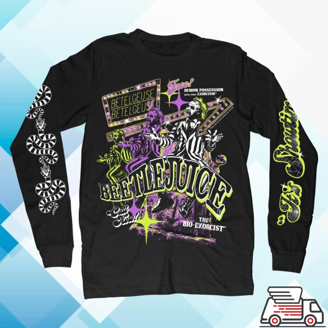 Official Studiohouse Designs Beetlejuice Long Sleeve Shirt 2023