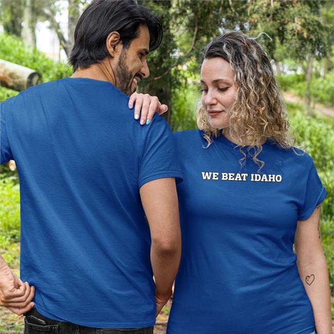 No Context College Football Nocontextcfb We Beat Idaho T Shirt