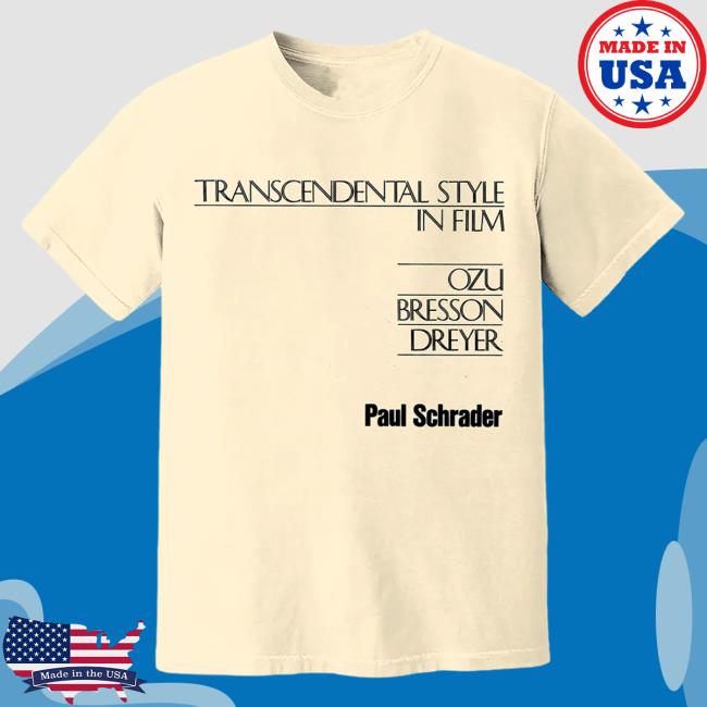 Schrader Transcendental Style In Film Ozu Bresson Dreyer Sweatshirt