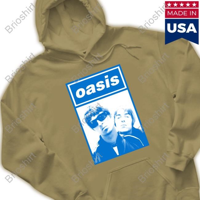 Official Oasis Shop Merch Noel & Liam Limited Edition Photo Hot Shirt