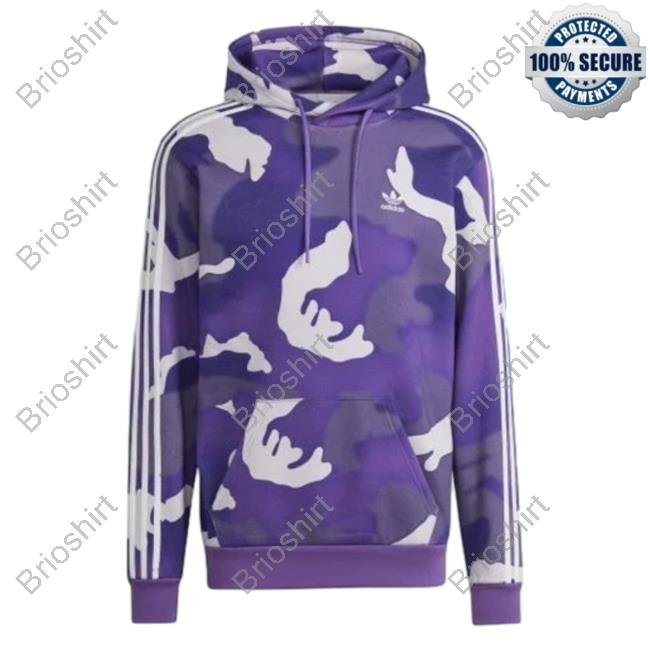 Official Lyst Clothing Shop Herren Graphics Camo All Over Print Hoodie In Lila 3D AOP
