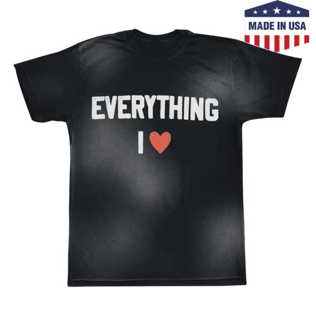 Official Morgan Wallen Merch Store Morgan Wallen Everything I Heart Shirt New MorganWallen