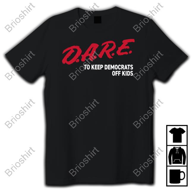 Official The Officer Tatum Dare To Keep Democrats Off Kids Long Sleeve Tee