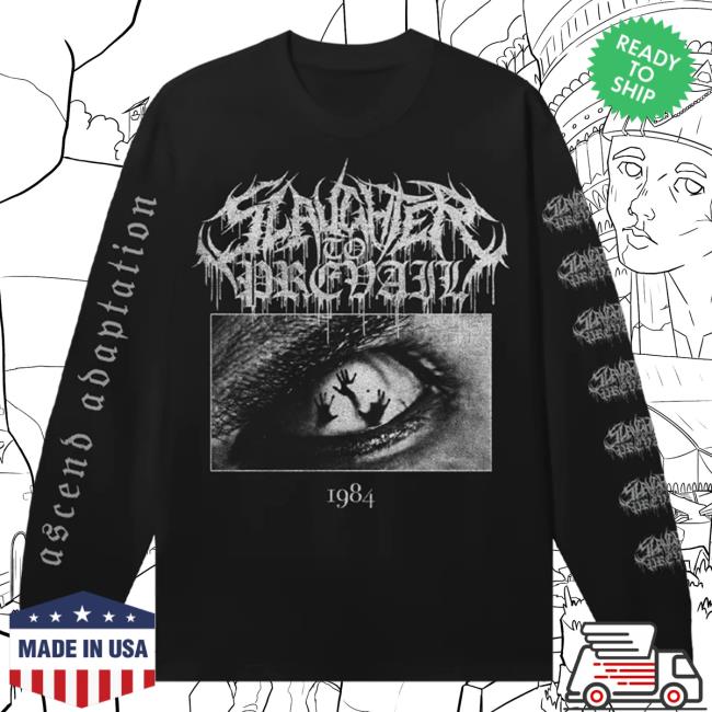 1984 Black Shaka Long Sleeve T-Shirts
