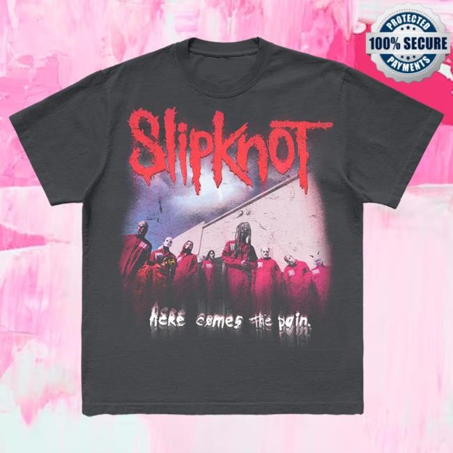Official Slipknot Merch Store Here Comes The Pain Tour 2024 Photo Attractive Shirt Slipknot Clothing Shop