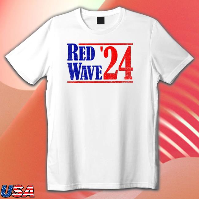 Official Red Wave ’24 Vote Republican 2024 Red Wave Hooded Sweatshirt