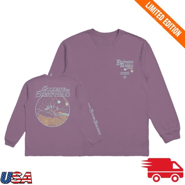Official Between the Buried and Me Goodbye to Everything Long Sleeve Tshirt (Comfort Colors) BTBAM