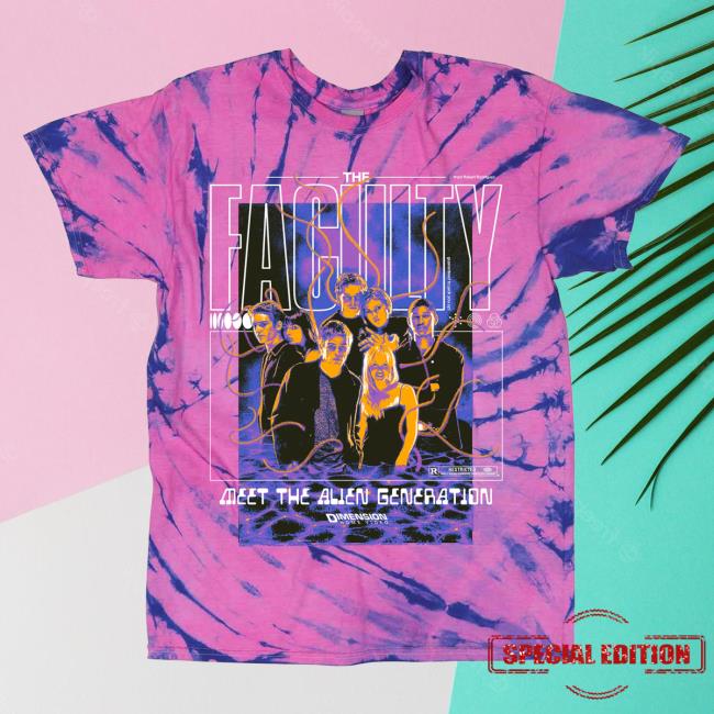Official Studiohouse Designs The Faculty Tie Dye Shirt Pink/Blue