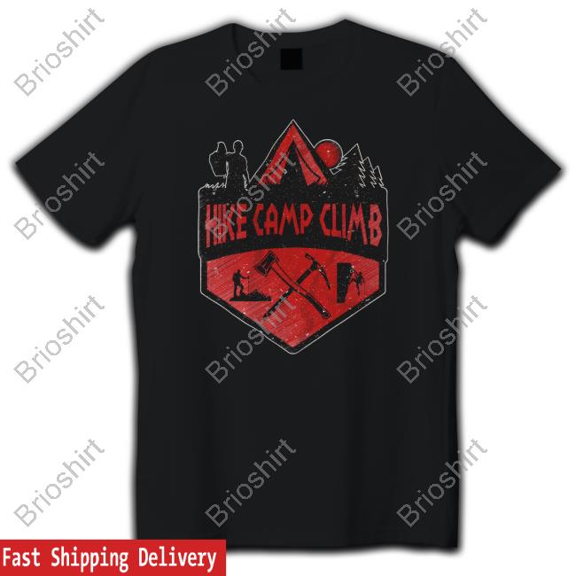 Hike Camp Climb Merch Hike Camp Climb Hoodie Bunkerbranding