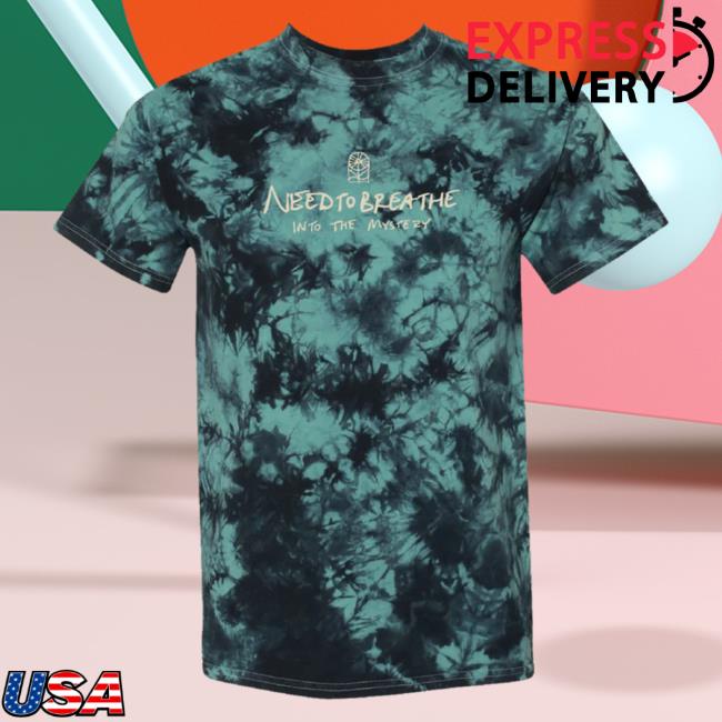 Official Needtobreathe Merch Into The Mystery Tie Dye T Shirt