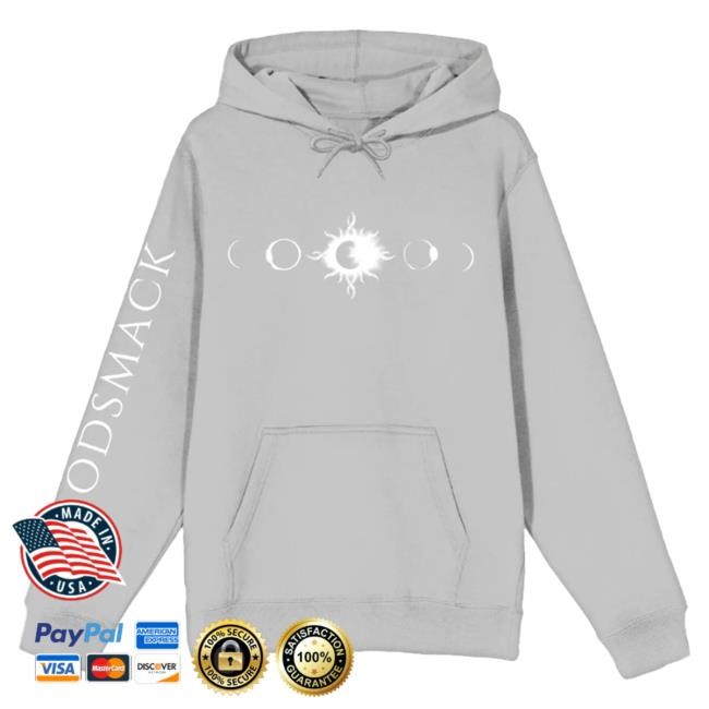 Official Godsmack Merch Store Godsmack Grey Lunar Phases Popover Hoodie