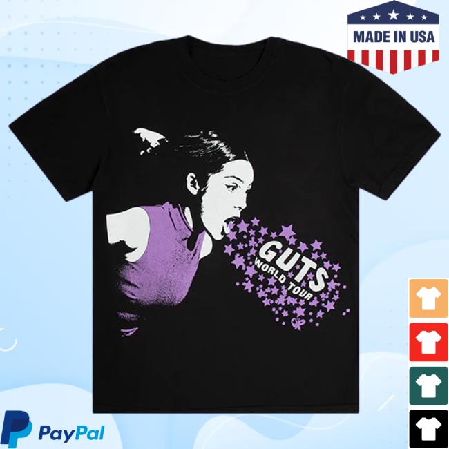 Official Guts Merch Shop Guts World Tour Lollypop Dateback Tee Shirt